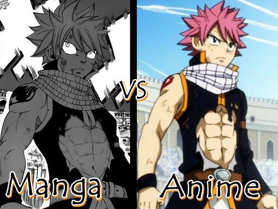 manga/anime (comparacion)